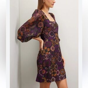 Slate & Willow Multicolor Floral Long Sleeve Dress Size 6